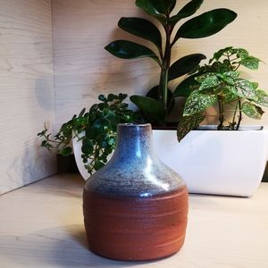 Painted Clay Vase